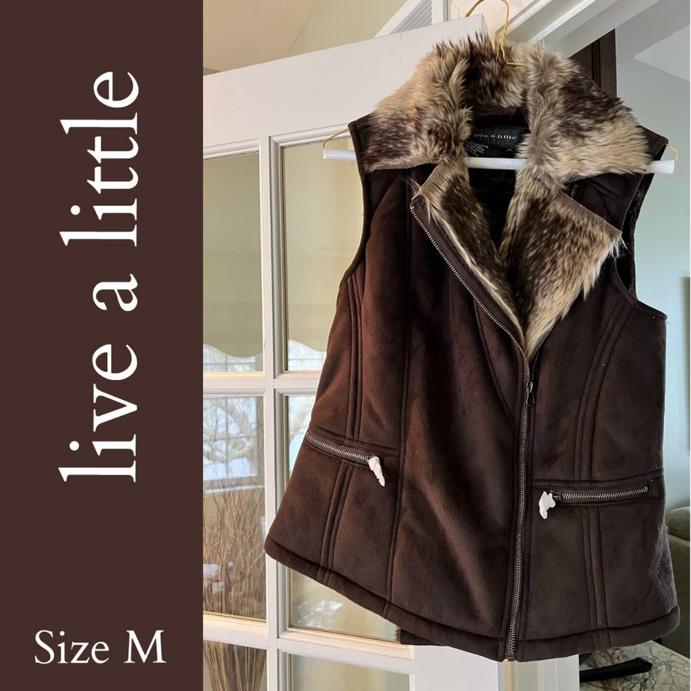 Faux Suede Vest
